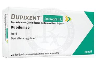 DUPIXENT 300 MG/ 2 ML ENJEKSIYONLUK COZELTI ICEREN KULLANIMA HAZIR ENJEKTOR (2 ADET IGNE KORUMASI OLAN)