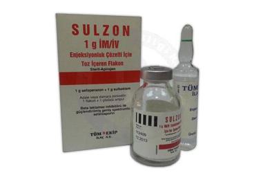 SULZON 1 GR IM/IV ENJEKSIYONLUK TOZ ICEREN FLAKON