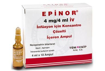 EPINOR 4 MG/4 ML IV INFUZYON ICIN KONSANTRE COZELTI ICEREN 10 AMPUL
