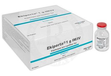EKIPERTA 1G IM/IV ENJEKSIYON ICIN LIYOFILIZE TOZ ICEREN FLAKON