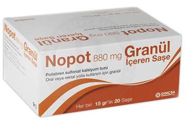 NOPOT 880 MG/ 1 G GRANUL (20 SASE)
