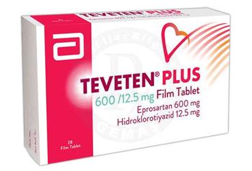 TEVETEN PLUS 600 MG /12,5 MG 28 FILM TABLET