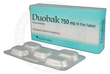 DUOBAK 750 MG 10 FILM TABLET