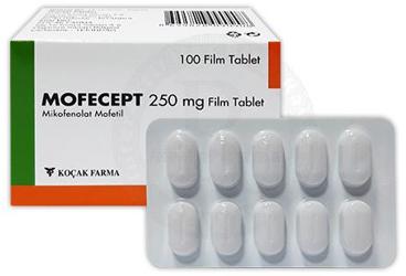 MOFECEPT 250 MG 100 FILM TABLET