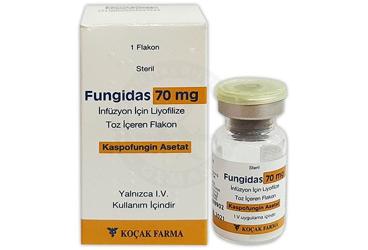 FUNGIDAS 70 MG INFUZYON ICIN LIYOFILIZE TOZ 1 FLAKON