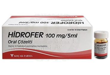 HIDROFER 100 MG/5 ML ORAL COZELTI (10 FLAKON)