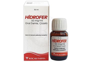 HIDROFER 50 MG/ ML ORAL DAMLA, COZELTI (30 ML)