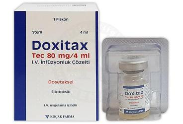 DOXITAX TEC 80 MG/4 ML  IV INFUZYONLUK COZELTI ( 1 FLAKON)