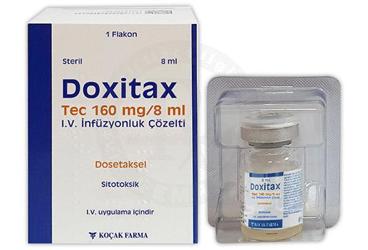 DOXITAX TEC 160 MG/8 ML IV  INFUZYONLUK COZELTI ( 1 FLAKON)