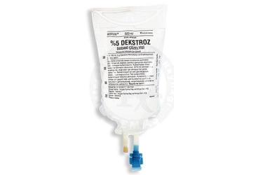 %5 DEKSTROZ SUDAKI COZELTISI 500 ML (MEDIFLEKS-SETLI)