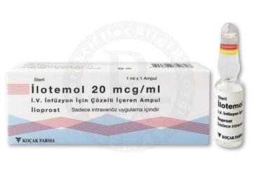 ILOTEMOL 20 MCG/ML IV INFUZYON ICIN COZELTI ICEREN AMPUL (1 AMPUL)