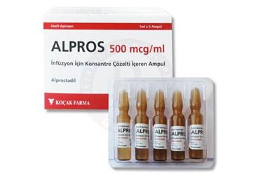ALPROS 500 MCG/ML INF. ICIN KONSANTRE COZ. ICEREN 1 MLx5 AMPUL