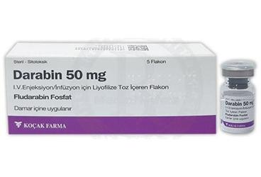 DARABIN 50 MG/ML IV ENJ./INF. ICIN LIYOFILIZE TOZ ICEREN 5 FLAKON