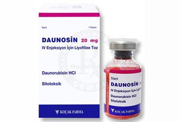 DAUNOSIN 20 MG I.V. ENJEKSIYON ICIN LIYOFILIZE TOZ ( 1 FLAKON)