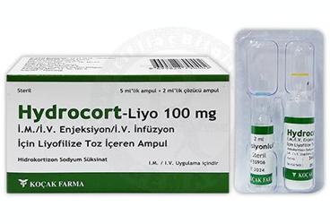 HYDROCORT-LIYO 100 MG IM/IV AMPUL