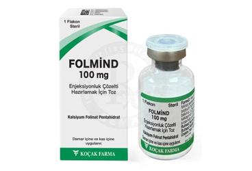 FOLMIND 100 MG ENJEKSIYONLUK COZELTI HAZIRLAMAK ICIN TOZ