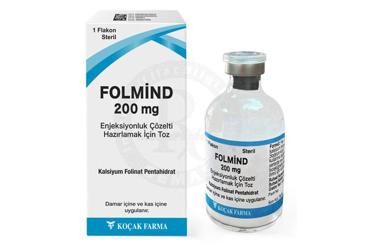 FOLMIND 200 MG ENJEKSIYONLUK COZELTI HAZIRLAMAK ICIN TOZ