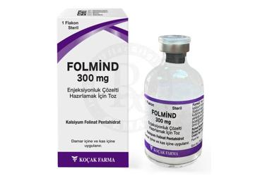 FOLMIND 300 MG ENJEKSIYONLUK COZELTI HAZIRLAMAK ICIN TOZ