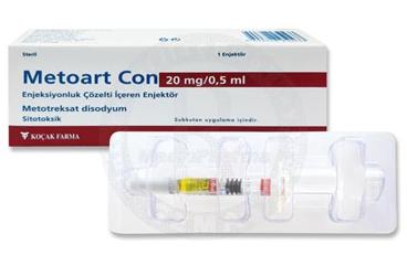 METOART CON 20 MG/0,5 ML ENJEKSIYONLUK COZELTI ICEREN ENJEKTOR ( 1 ENJEKTOR)