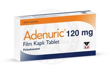 ADENURIC 120 MG 28 FILM KAPLI TABLET