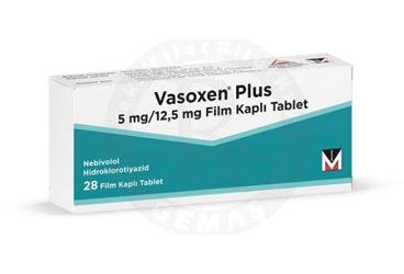 VASOXEN PLUS 5/12,5 MG FILM KAPLI TABLET (28 TABLET)