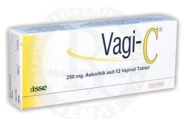 VAGI-C 250 MG 12 VAJINAL TABLET