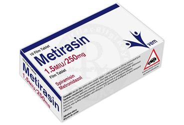 SPIMET 1,5 MIU/250 MG 10 FILM TABLET