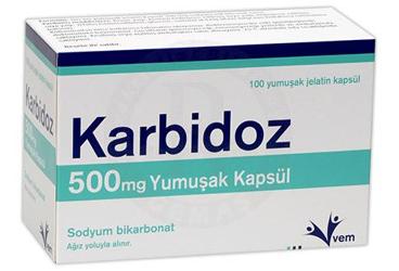 KARBIDOZ 500 MG YUMUŞAK KAPSÜL