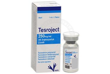 TESROJECT 250 MG/ML I.M. ENJEKSIYONLUK COZELTI