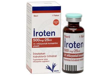 IROTEN 500 MG/25 ML I.V. INFUZYONLUK KONSANTRE COZELTI
