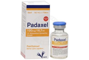PADAXEL 100 MG/16,7 ML I.V. INFUZYONLUK KONSANTRE COZELTI (1 FLAKON)