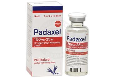 PADAXEL 150 MG/25 ML I.V. INFUZYONLUK KONSANTRE COZELTI (1 FLAKON)