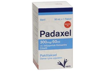PADAXEL 300 MG/50 ML I.V. INFUZYONLUK KONSANTRE COZELTI (1 FLAKON)
