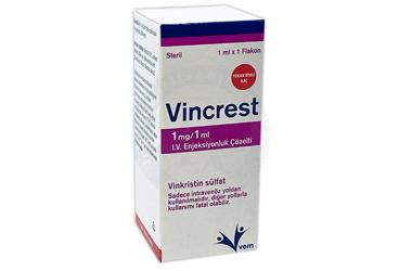VINCREST 1MG/1 ML I.V. ENJEKSIYONLUK COZELTI
