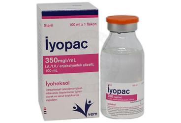 IYOPAC 350 MGI/ML I.A./I.V. NJEKSIYONLUK COZELTI, 100 ML