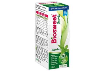 BIOSWEET STEVIA DAMLA 50 ml şişe