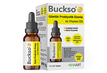 BUCKSO D3 DAMLA 10 ml şişe