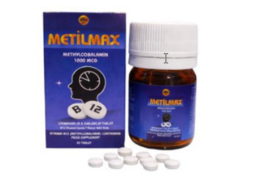 METİLMAX B12 30 ÇİĞNEME TABLET