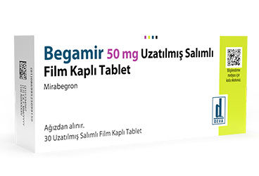 BEGAMIR 50 MG UZATILMIS SALIMLI 30 FILM TABLET