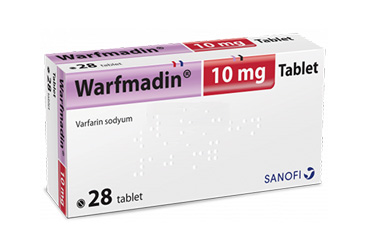 WARFMADIN 10 MG TABLET (28 TABLET)