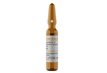 KEMOTRON 4 MG/2 ML I.M./I.V. ENJEKSIYONLUK/INFUZYONLUK COZELTI (5 ADET)