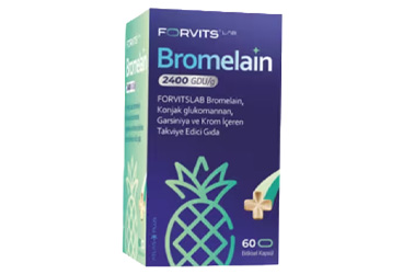 FORVITS LAB BROMELAIN ICEREN TAKVIYE EDICI GIDA KAPSUL 60 kapsül