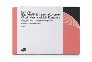 EQUAGAM 50 MG/ML INFUZYONLUK COZELTI HAZIRLAMAK ICIN KONSANTRE