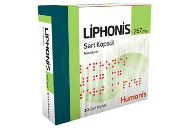 LIPHONIS 267 MG SERT KAPSUL