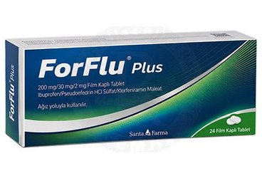 FORFLU PLUS 200 MG/30 MG/2 MG FILM KAPLI TABLET (24 TABLET)