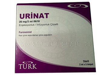 URINAT 20 MG/2 ML IM/IV ENJEKSIYONLUK/INFUZYONLUK COZELTI (5 AMPUL)