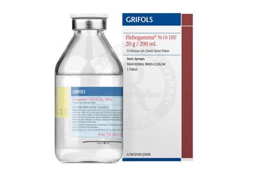 FLEBOGAMMA% 10 DIF 20 G/200 ML IV İNFÜZYONLUK COZELTI (1 FLAKON)