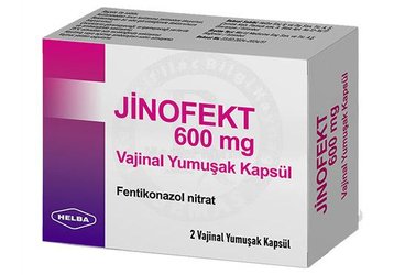 JINOFEKT 600 MG VAJINAL YUMUSAK KAPSUL (2 KAPSUL)