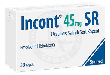 INCONT 45 MG SR UZATILMIS SALIMLI SERT KAPSUL (30 KAPSUL)