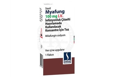 MYAFUNG 100 MG I.V. İNFÜZYONLUK ÇÖZELTİ HAZIRLAMADA KULLANILACAK KONSANTRE İÇİN TOZ (1 FLAKON)